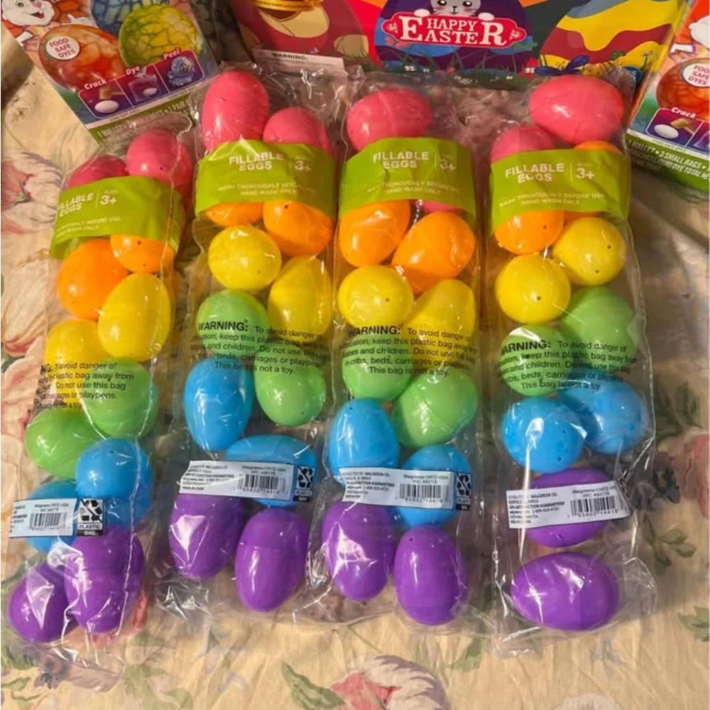 Easter Egg Decorating Kit with Colorful Eggs